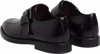 Black Leather Monk Strap Derby Formal Shoes 4