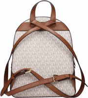 Beige Fabric Backpack 3