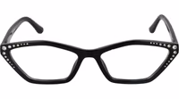 Black Plastic Glasses (Frames) 2
