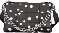 Black Polyurethane Women Bag 2