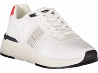White Polyester Men's Sneaker 2