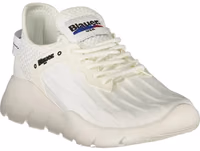 White Polyester Men's Sneaker 2