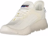 White Polyester Men's Sneaker 3