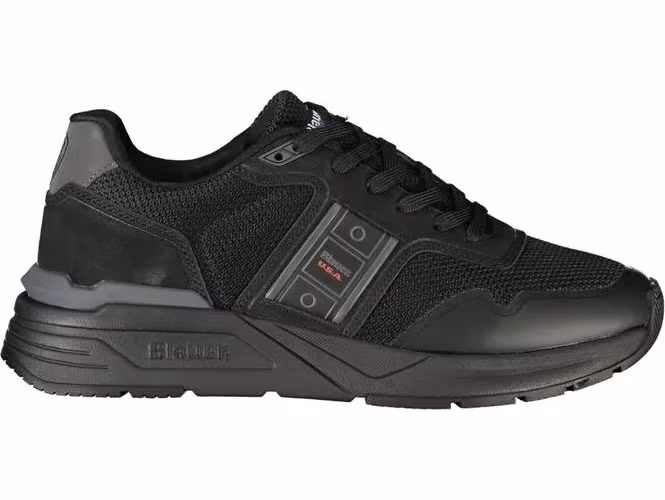 Nero Polyester Men Sneaker