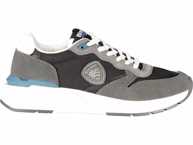 Nero Polyurethane Men Sneaker
