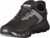 Black Polyester Men Sneaker 3