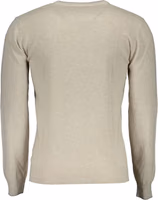Beige Wool Men's Sweater 2