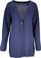 Blu Wool Womens Cardigan 1