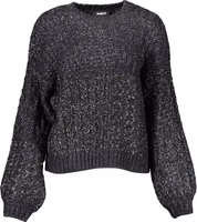 Black Acrylic Women Sweater 1