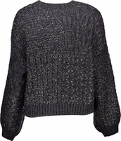 Black Acrylic Women Sweater 2