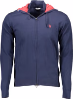 Blue Cotton Men's Cardigan 1