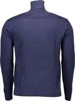 Blue Cotton Men's Sweater 2