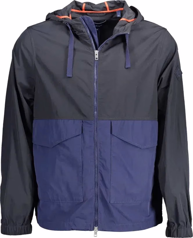 Blu Poliammide Mens Jacket