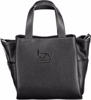 Nero Poliuretano Women Handbag 1
