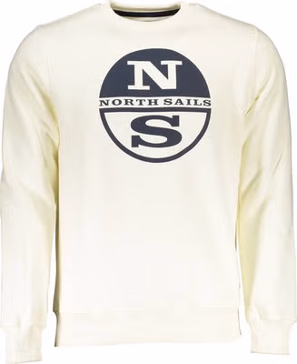 Bianco Cotton Men Sweatshirt