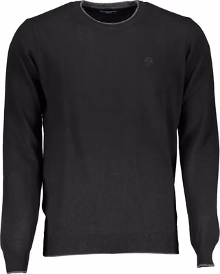 Black Polyamide Men Sweater
