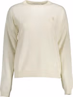 White Fabric Women's Sweater 1