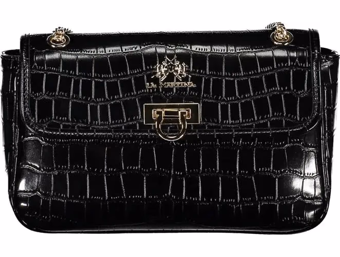 Nero Poliuretano Women Shoulder Bag