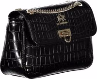 Nero Poliuretano Women Shoulder Bag 3
