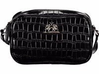 Black Polyurethane Women Shoulder Bag 1