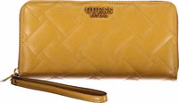 Yellow Polyurethane Women Wallet 1