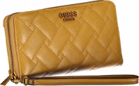 Yellow Polyurethane Women Wallet 2