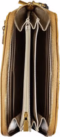 Yellow Polyurethane Women Wallet 3