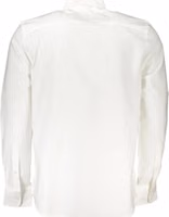 White Cotton Men Shirt 2