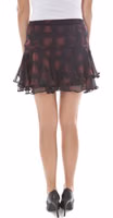 Black Silk Women Skirt 2