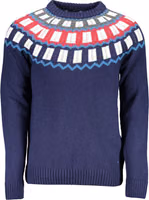 Blue Wool Men Sweater 1