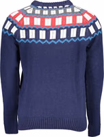 Blue Wool Men Sweater 2