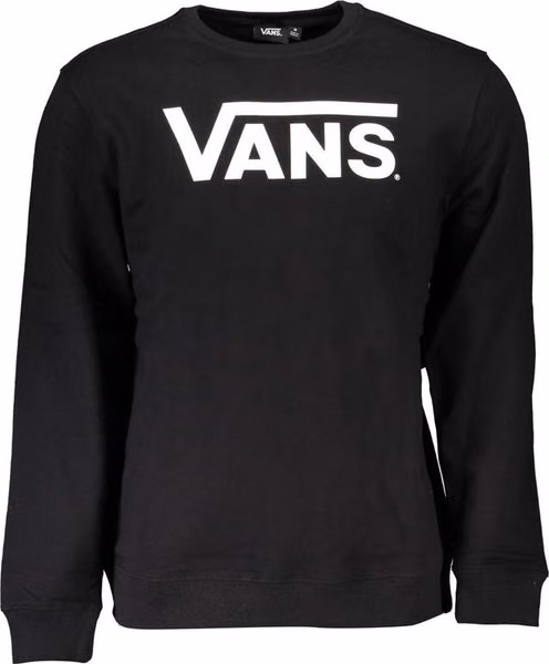 Black Cotton Men's Sweatshirt