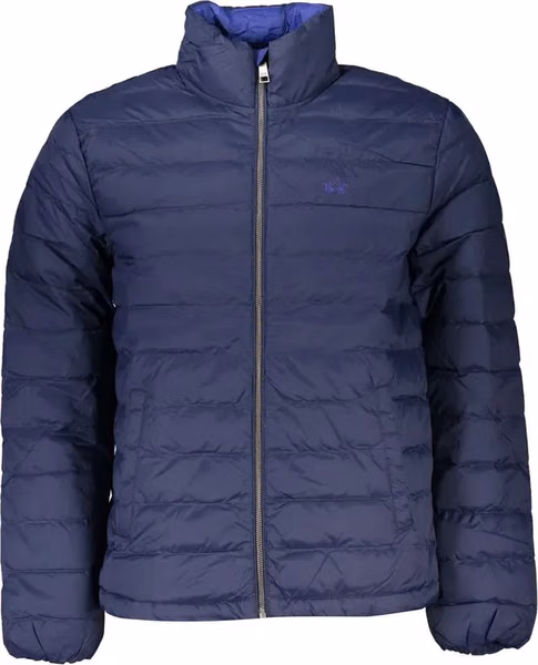 Blu Poliammide Men's Jacket