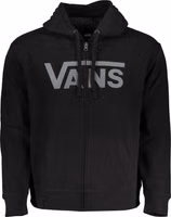 Black Cotton Men's Hooded Sweatshirt 1