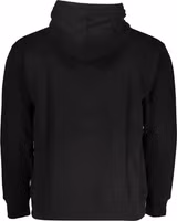 Black Cotton Men's Hooded Sweatshirt 2