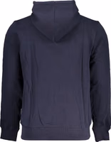 Blue Cotton Men Sweater with Hood 2