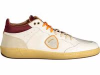 White Leather Men's Sneaker 1