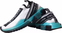 Black White Blue Slip On Sorrento Sneakers 2