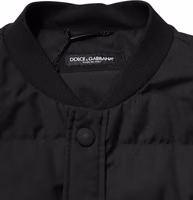 Black Sleeveless Parka Logo Plaque Jacket 4