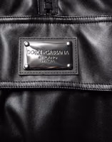 Black Polyester Logo Plaque Bomber Jacket 5