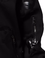 Black Wool Logo DG Mania Men Bomber Jacket 4