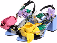 Multicolor Floral Crystal KEIRA Sandals Shoes 3