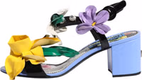 Multicolor Floral Crystal KEIRA Sandals Shoes 5