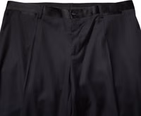 Black Wool Men Formal Dress Trouser Pants 4