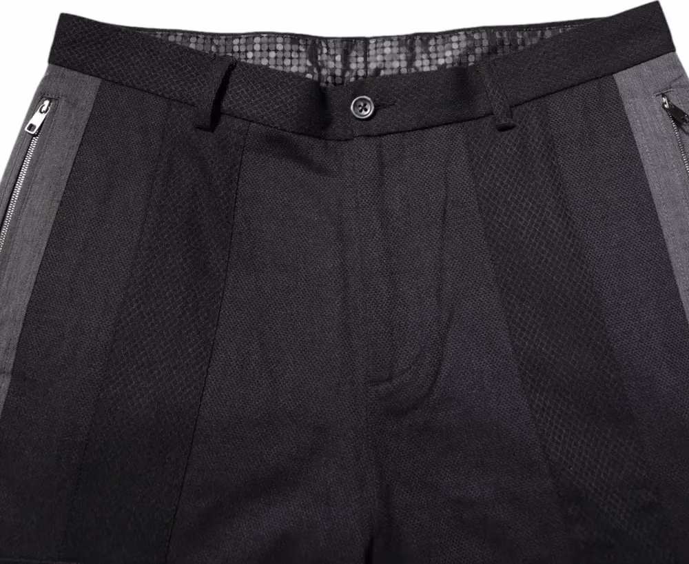 Black Gray Cotton Dress Formal Trouser Pants