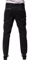 Black Gray Cotton Dress Formal Trouser Pants 4