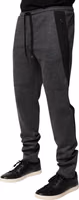 Gray Black Wool Blend Jogger Sweatpants  Pants 2