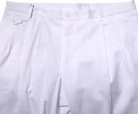 White Cotton Dress Slim Formal Trouser Pants 4