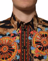 GOLD Cotton Tiger Carretto Long Sleeve Shirt 4