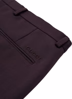 Bordeaux Wool Dress Pants 4